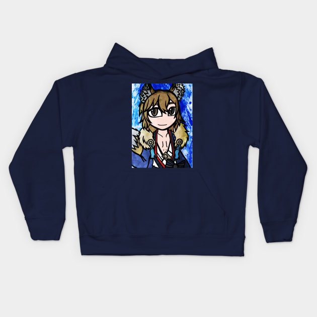 FEH - Refreshed Kitsune, Kaden Kids Hoodie by ScribbleSketchScoo